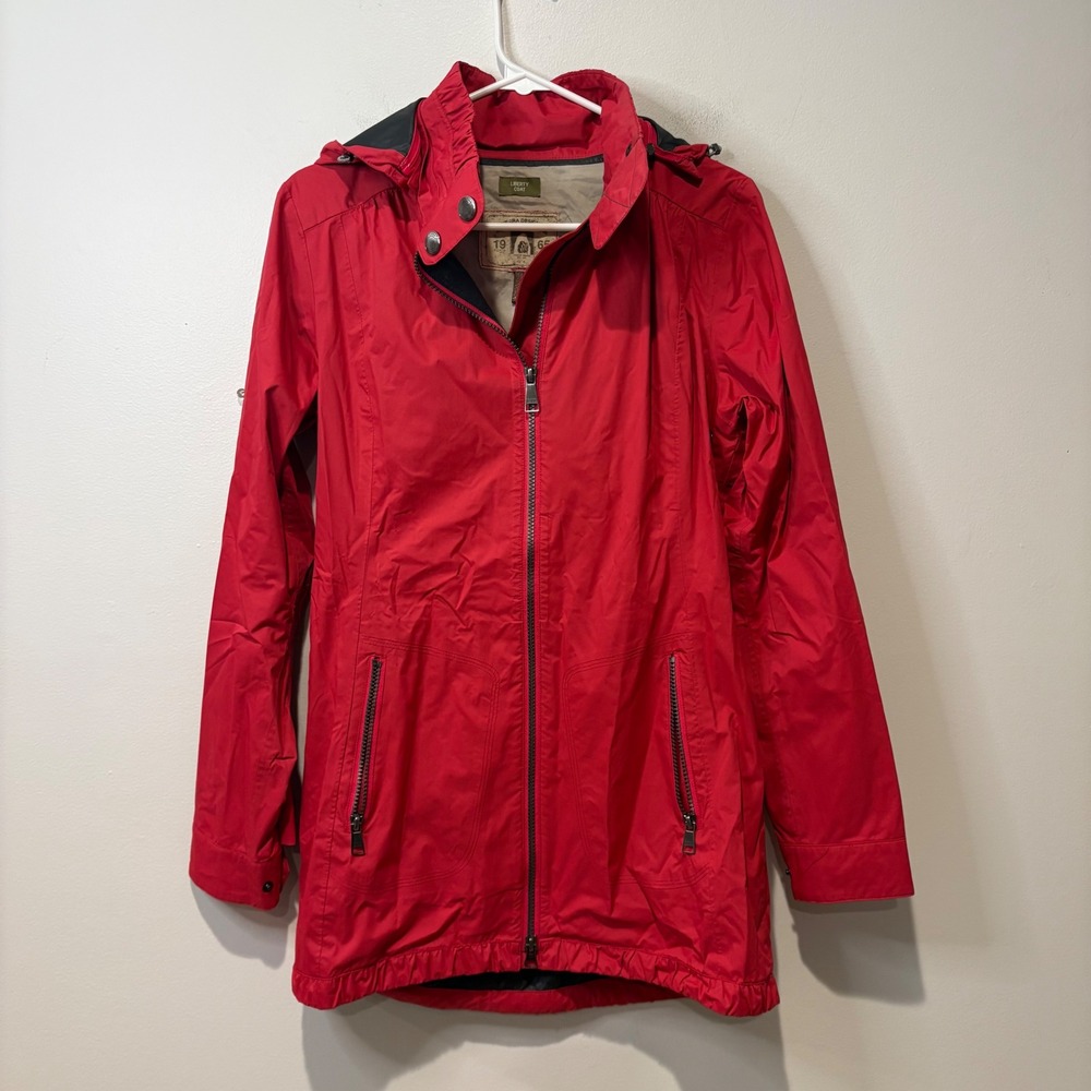Sierra Designs Liberty Coat Pink Rain Jacket Hooded Outdoor‎ Apparel Womens Gorp